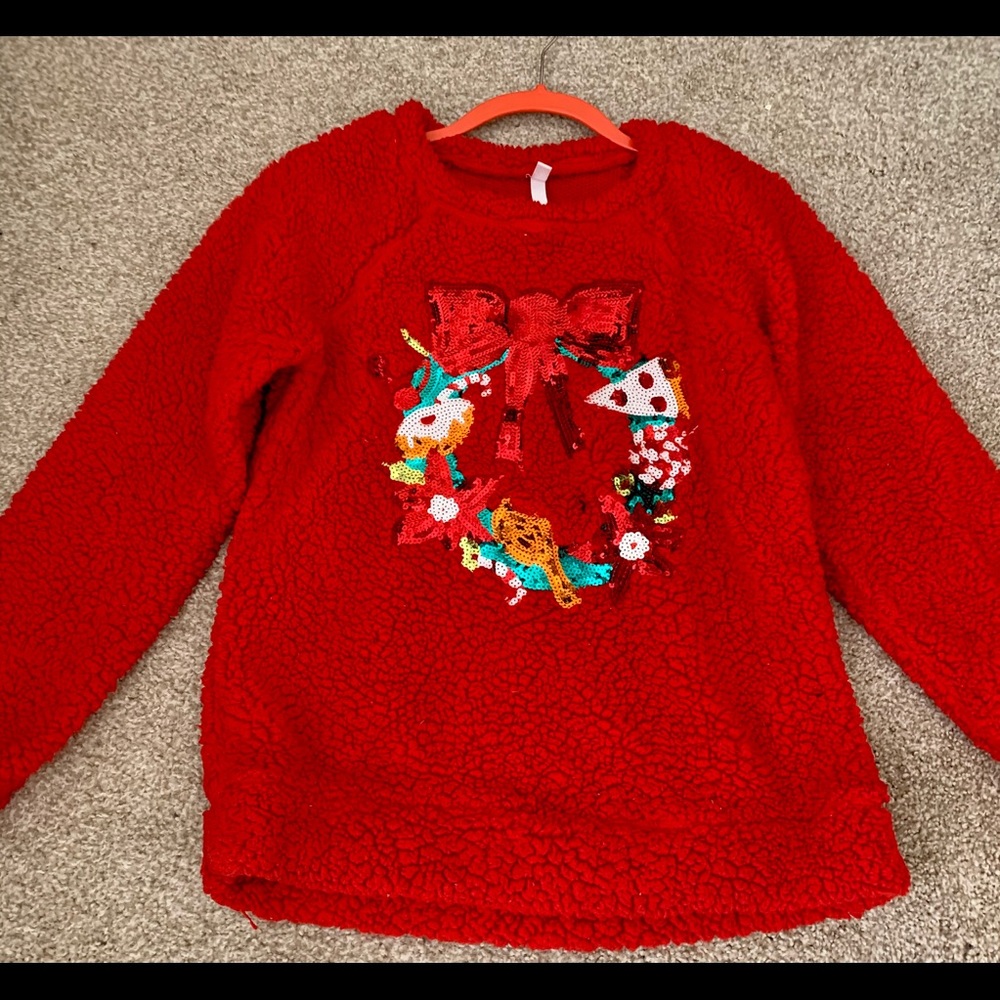 Xhilaration Ugly Christmas Wresth Sweater